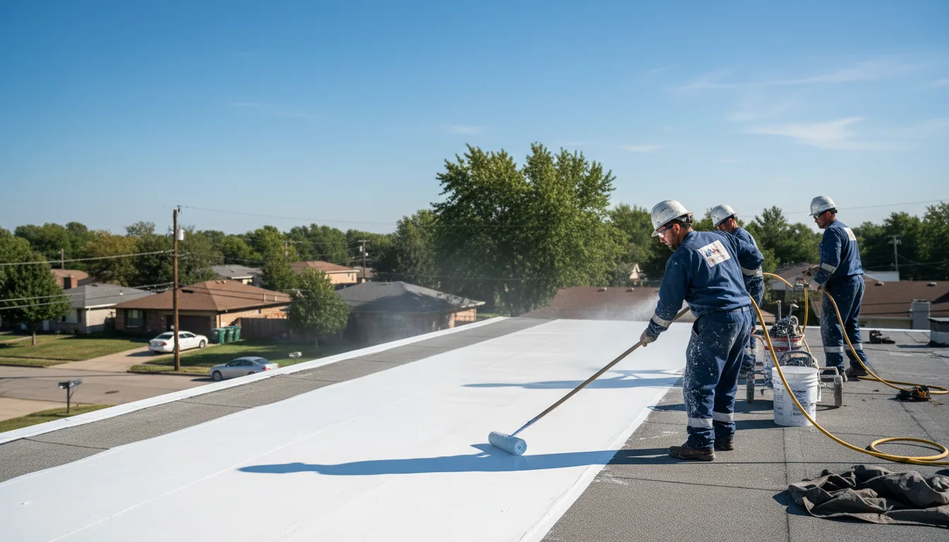 Commercial roof coating in Ecorse, MI near me